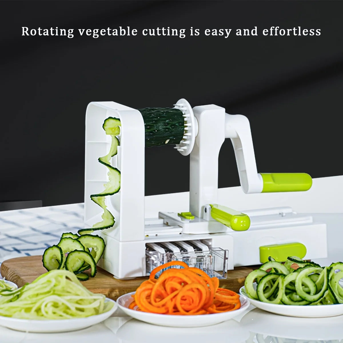 Vegetable Grater Spiral Slicer Whirlwind Vegetable Noodle Maker Thousand Thread Potato Machine Multifunctional Kitchen Gadgets